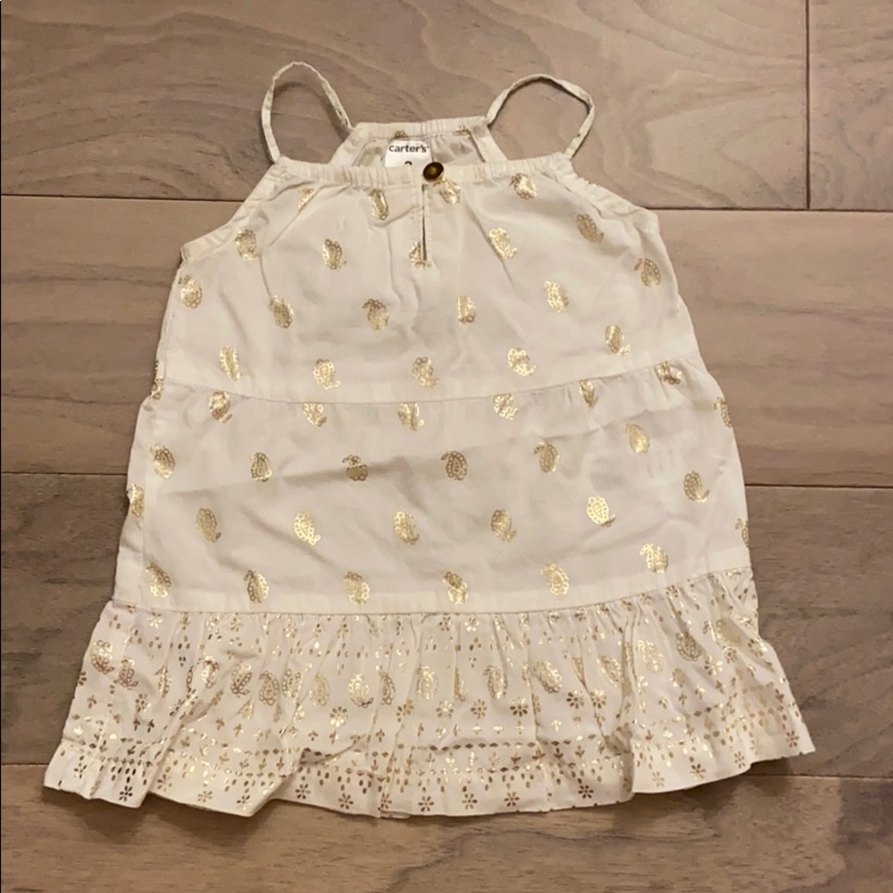 Gold embellished summer tunic